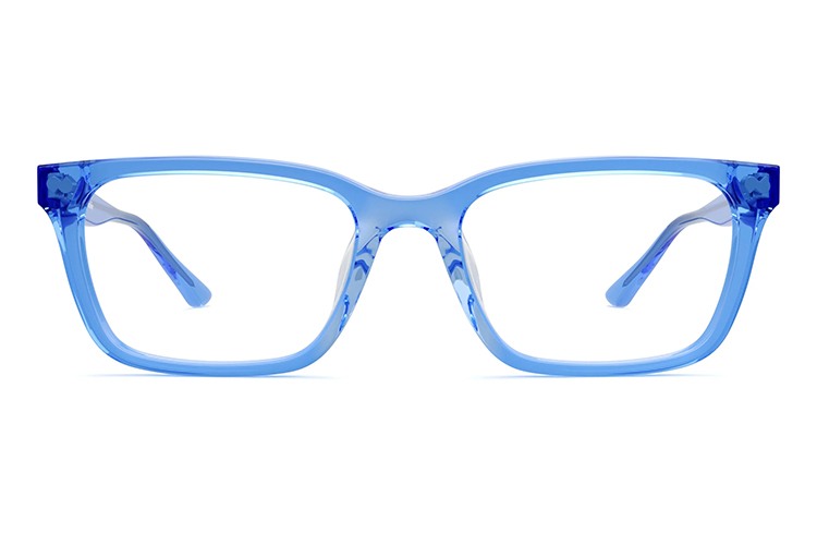 Blue Transparent Glasses Frame إطار نظارة شفاف باللون الأزرق