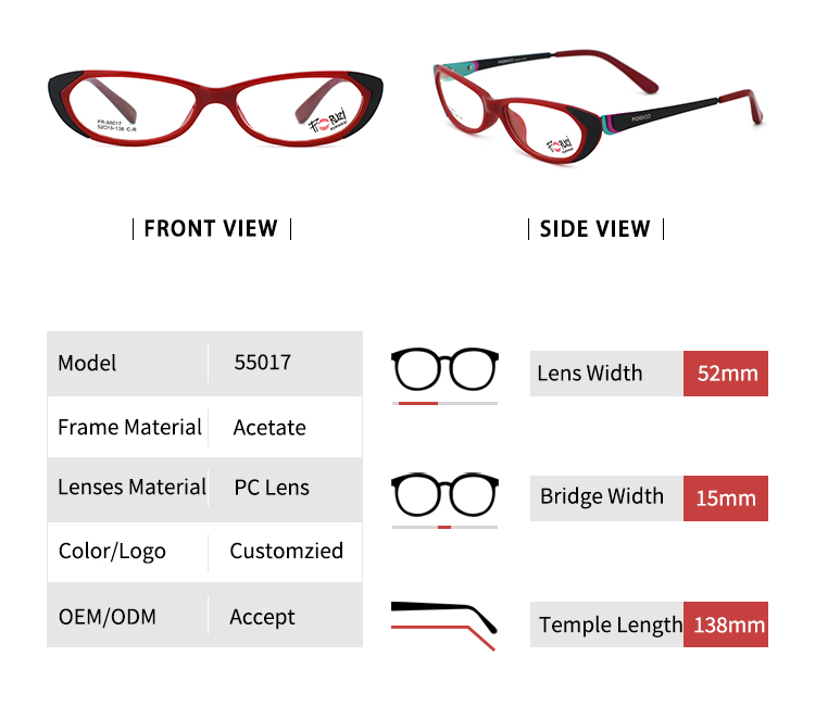 55017_01 إطارات بلاستيكية من الأسيتات 55017_01