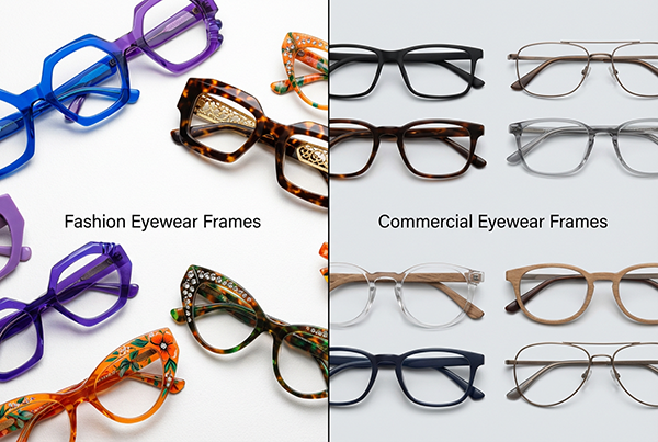 Fashion Frames vs Commercial Frames Which Should You Stock إطارات الموضة مقابل الإطارات التجارية التي يجب عليك تخزينها