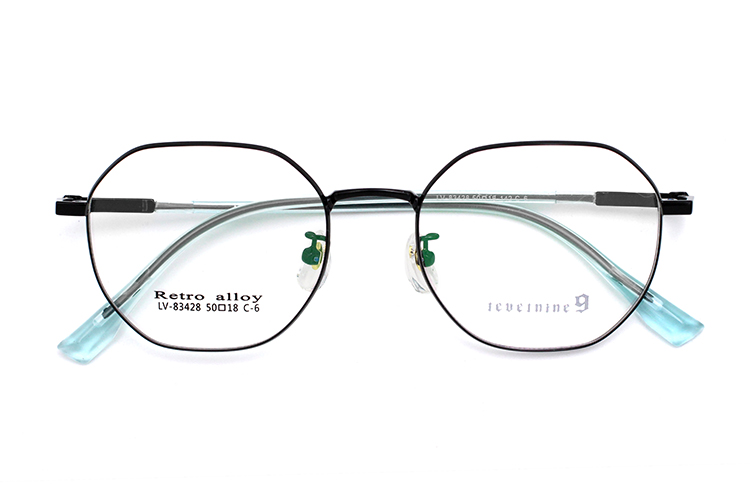 إطار النظارة معدن - أسود