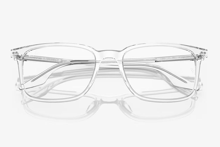 Transparent Clear Frame Glasses نظارات بإطار شفاف وواضح