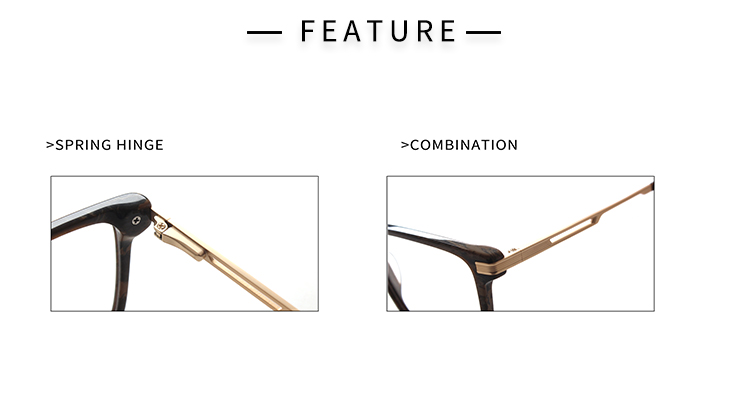 نظارات مستطيلة رفيعة - تفاصيل