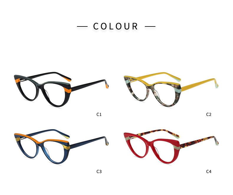 إطارات عين القطة البصرية _ اللون