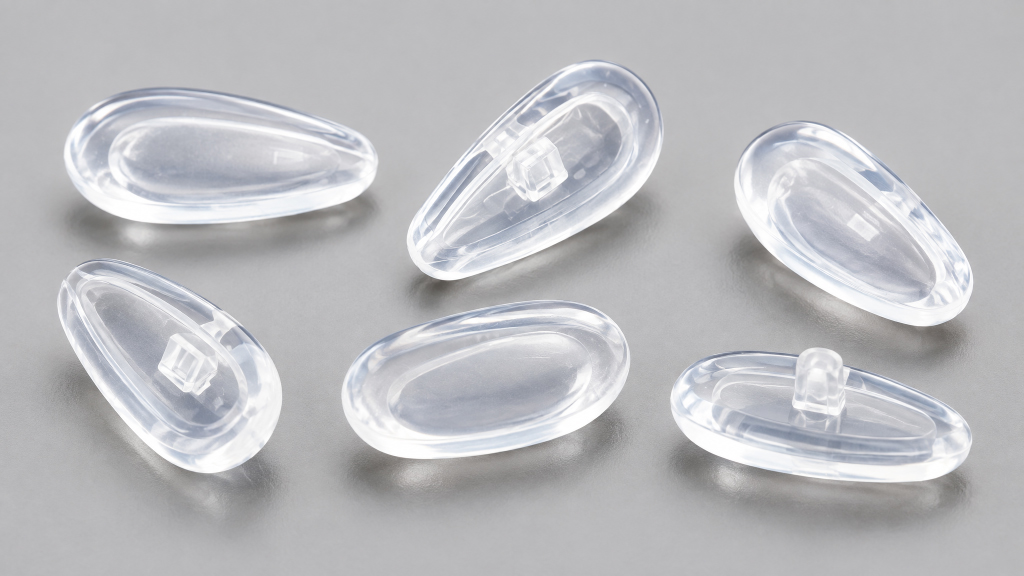 Cushioned-foam-eyeglass-nose-pad-components مكونات وسادة الأنف المبطنة بالرغوة