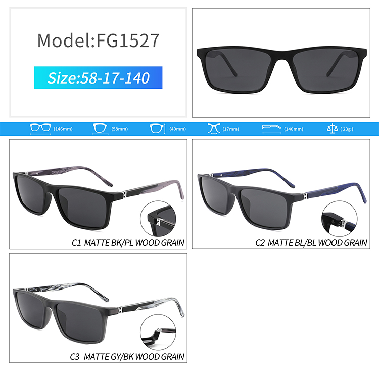 FG1527-نظارات شمسية كلاسيكية
