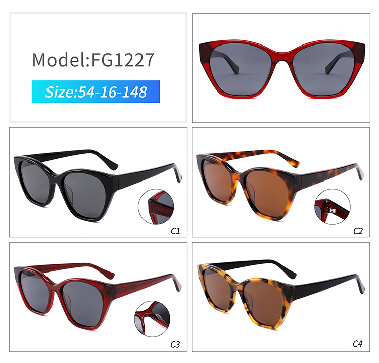 FG1227-نظارات شمسية كلاسيكية للنساء