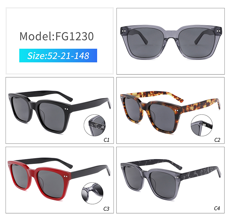 نظارات شمسية بإطار سميك FG1230