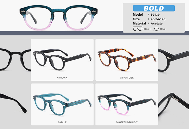 الجملة إطارات النظارات خلات YC30130