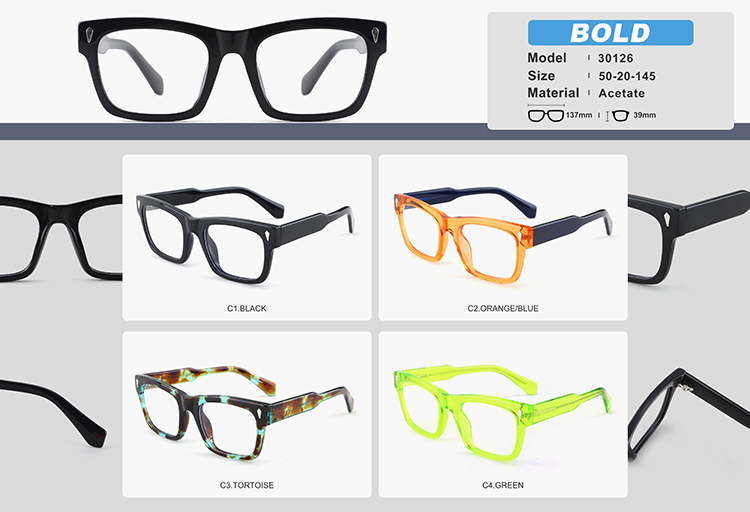 الجملة إطارات النظارات خلات YC30126