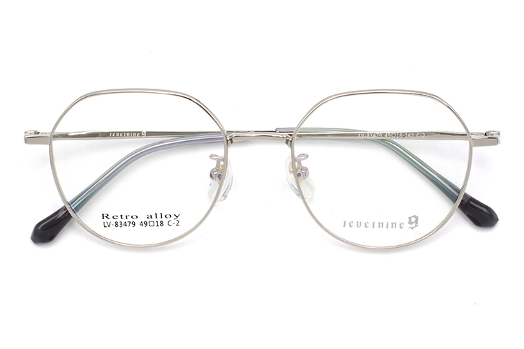 إطارات العين البصرية - فضي