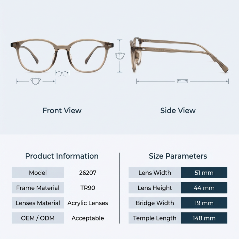 إطارات النظارات من LevelNine 26207 TR9000001 