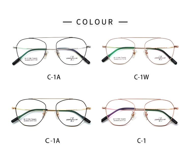 النظارات الفاخرة_اللون إطارات 