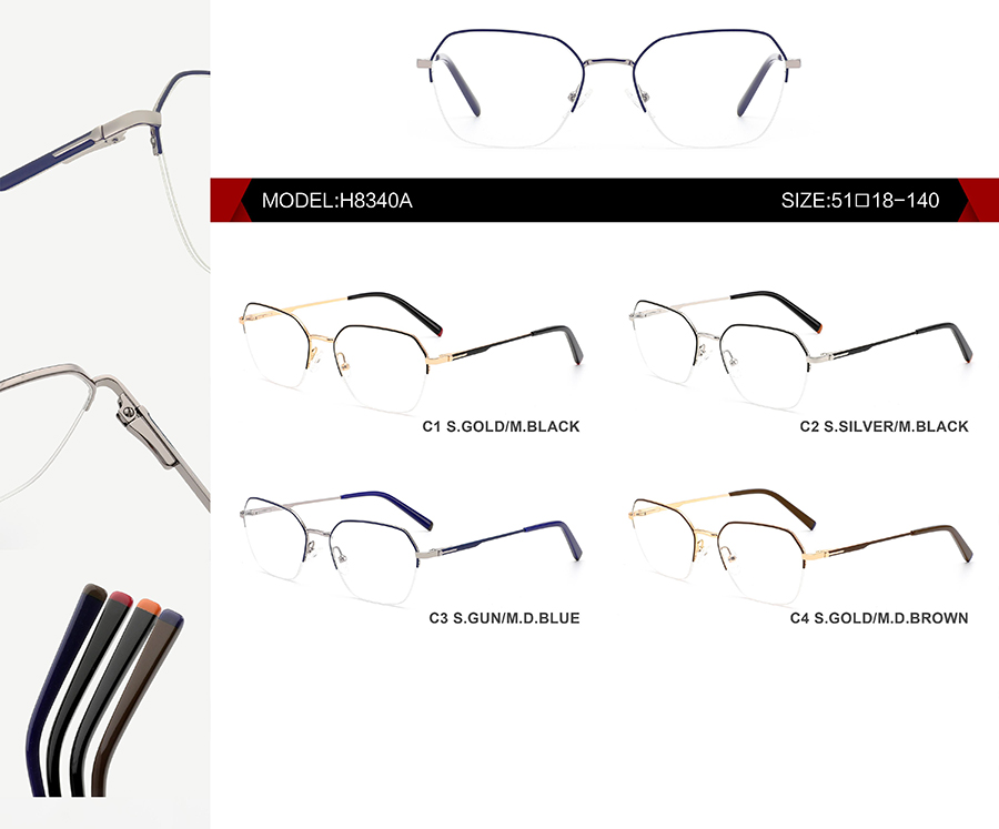 إطارات النظارات الطبية للرجال H8340A