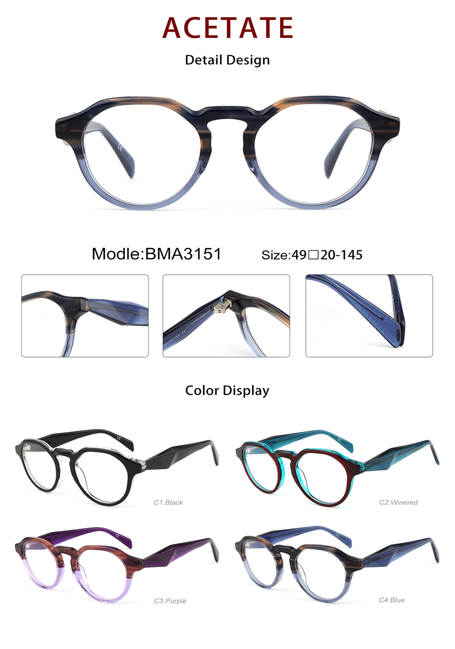 الجملة إطارات نظارات خلات ديتيالس BMA3151