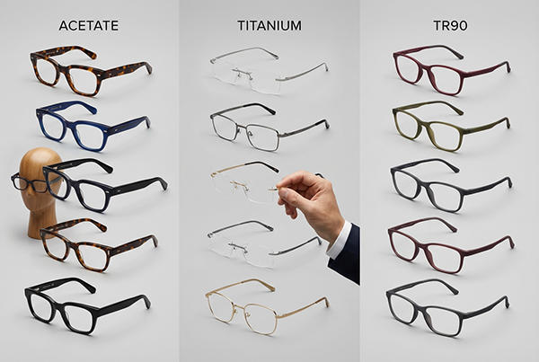 جدول مقارنة مخاطر البيع بالتجزئة للأسيتات وTR90 والتيتانيوم