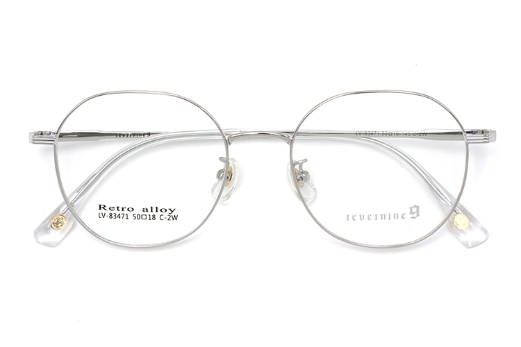 إطارات معدنية بصرية عالية الجودة - فضي