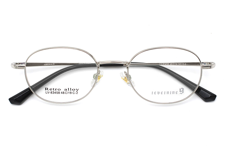 نظارة معدنية بيضاوية - فضى