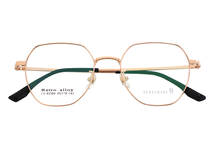 إطارات النظارات الشعبية - ذهبي