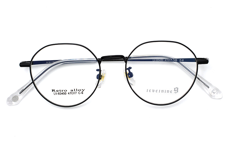 إطارات النظارات الكلاسيكية - أسود