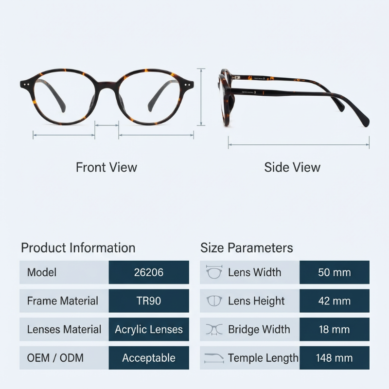 إطارات النظارات من LevelNine 26206 TR9000001 