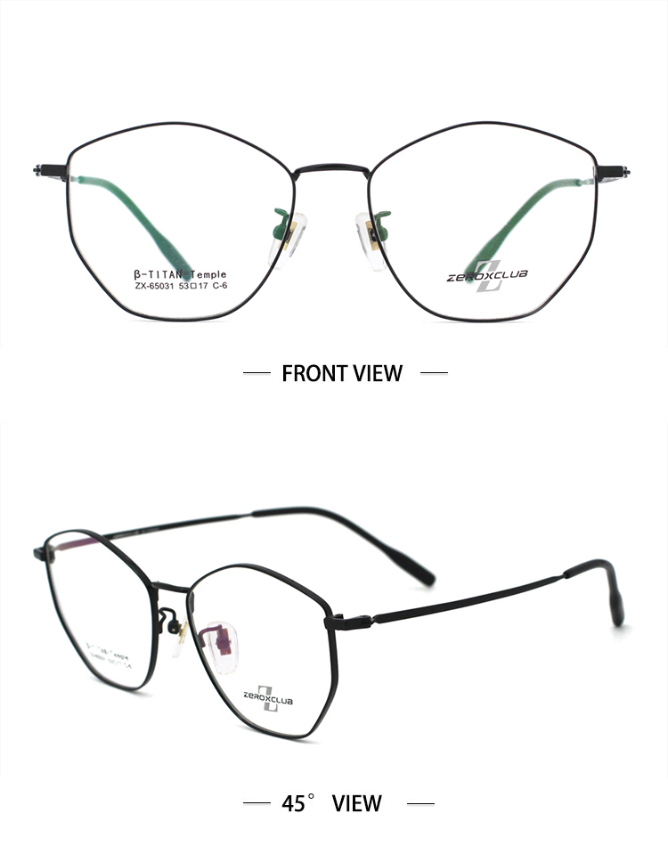 نظارات عيون سوداء تيتانيوم_اسود 