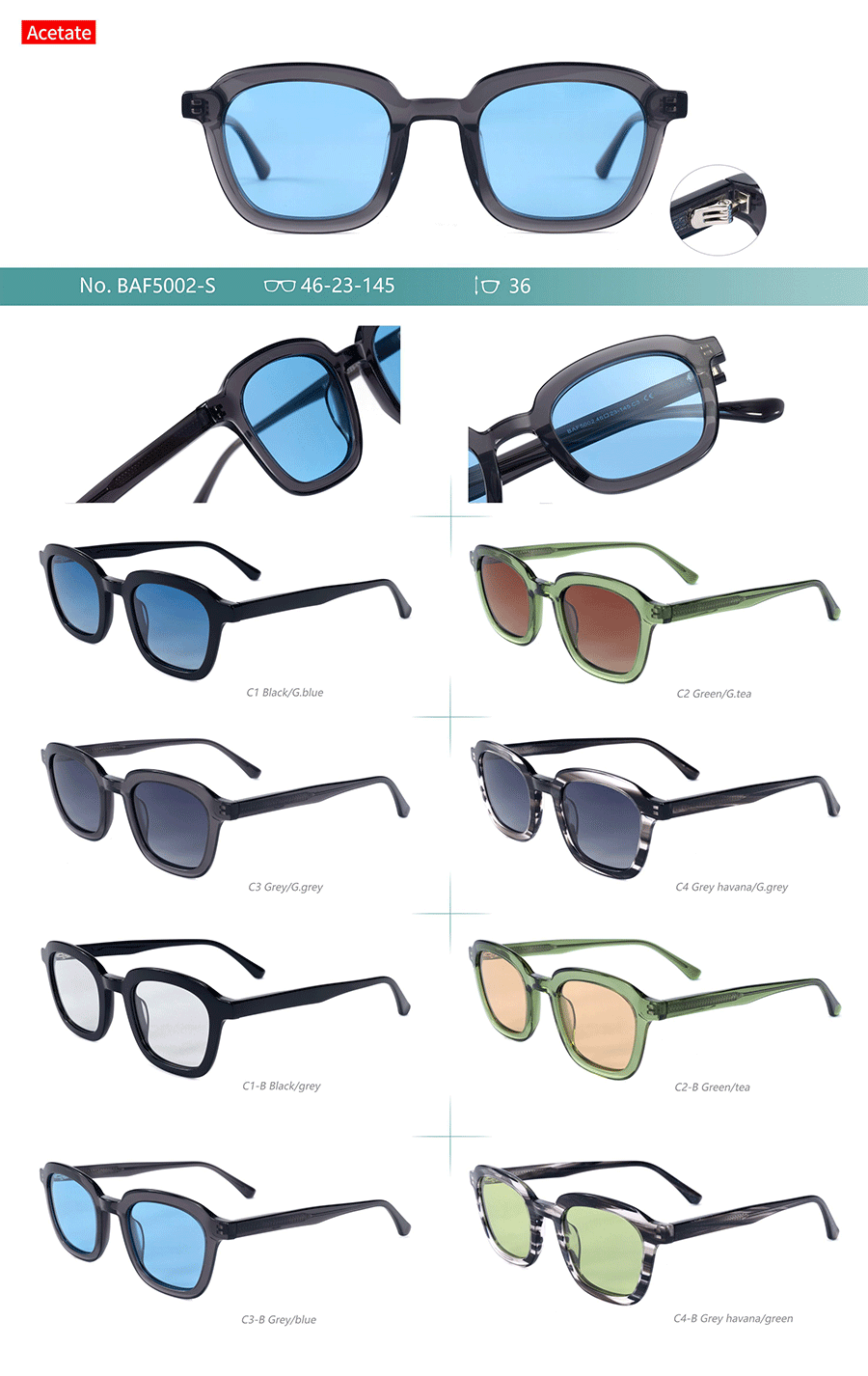 الجملة خلات النظارات الشمسية-BAF5002S