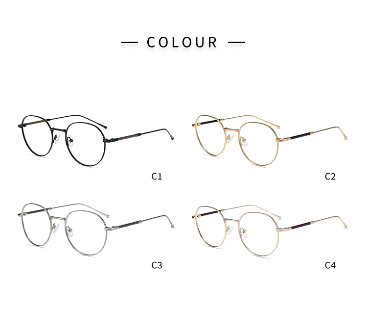 إطار نظارة دائري الشكل_لون