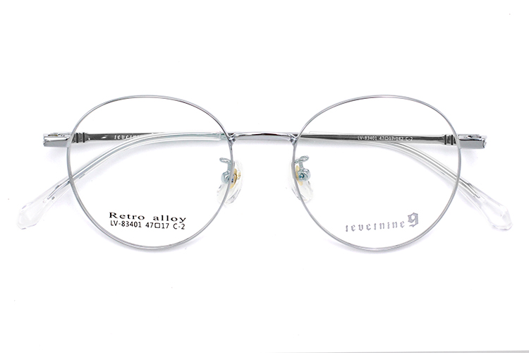 إطارات العدسات المعدنية - فضي