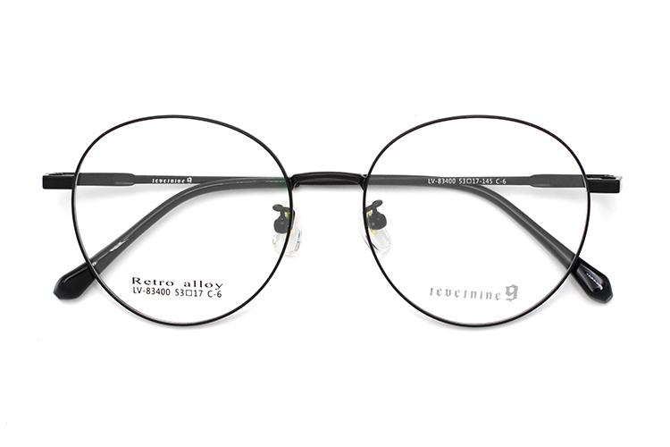 إطار بصري معدني - أسود