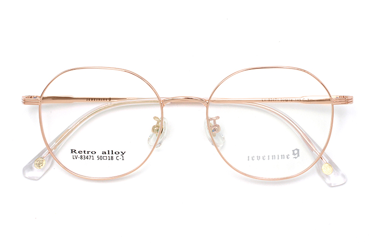 إطارات معدنية بصرية عالية الجودة - ذهبي