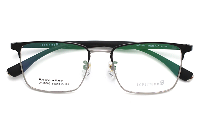 إطار مواصفات مستطيل - أسود وبندقية