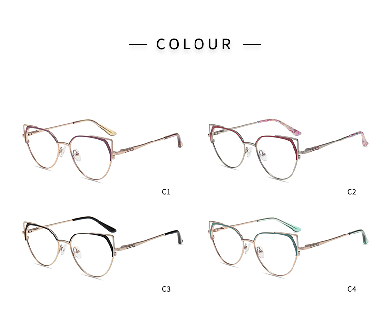 نظارة بإطار معدني Fashion_color