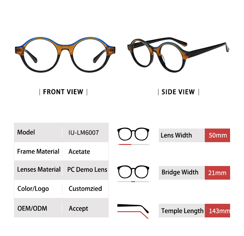 إطارات بصرية مستديرة_تفاصيل