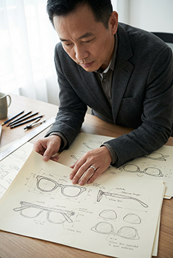 تصميم الإطارات البصرية ODM وأخذ العينات من قبل الشركة المصنعة للنظارات