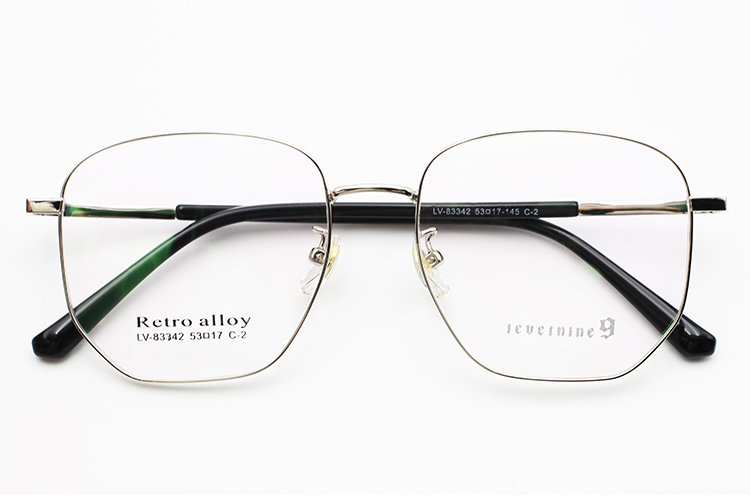 معدن النظارات - فضي