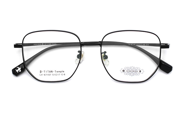 الجملة إطارات النظارات التيتانيوم 87107