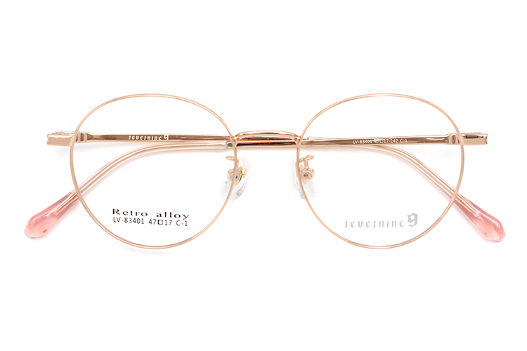 إطارات عدسات معدنية - ذهبي