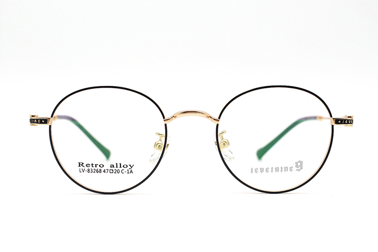 نظارات بإطار معدني رفيع دائري_1A