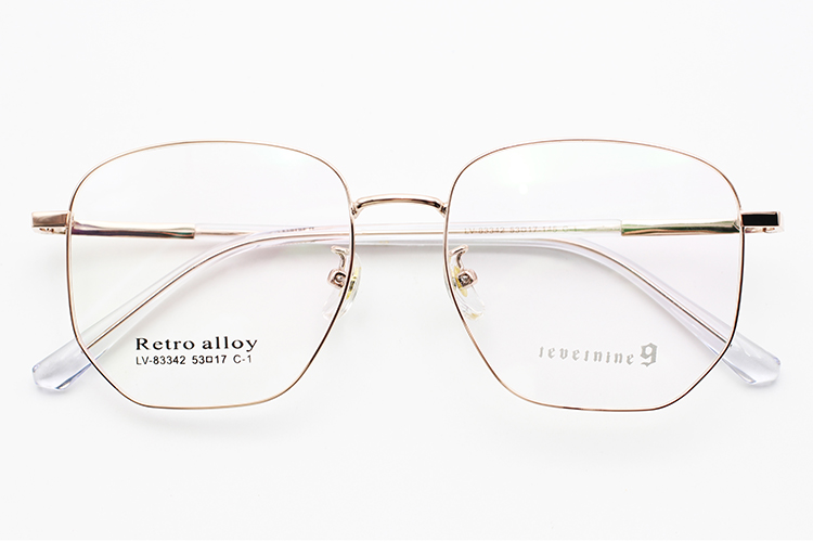 معدن النظارات - ذهبي