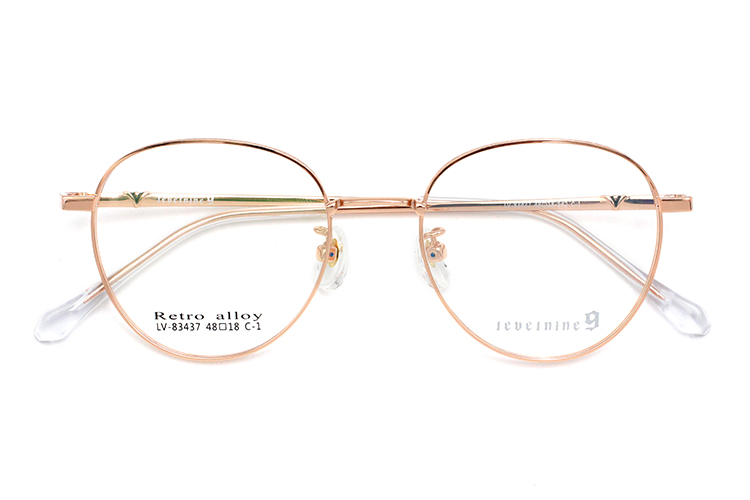 إطارات النظارات الدائرية - ذهبي