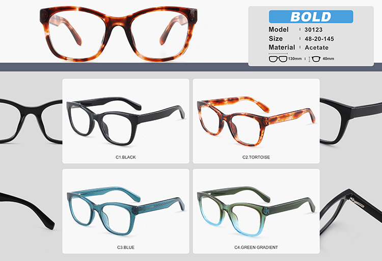 الجملة إطارات النظارات خلات YC30123