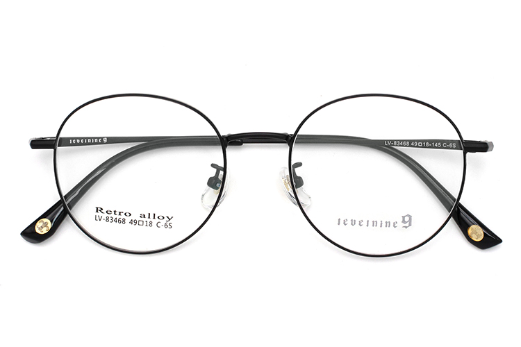 إطار معدني بصري - أسود