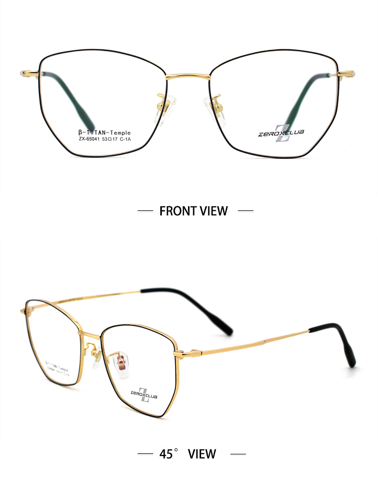 إطارات النظارات المخصصة_الذهب الأسود 