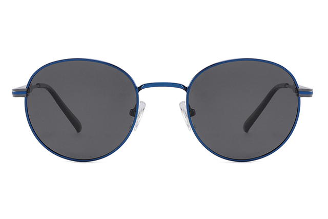 نظارات شمسية بإطار معدني مستدير