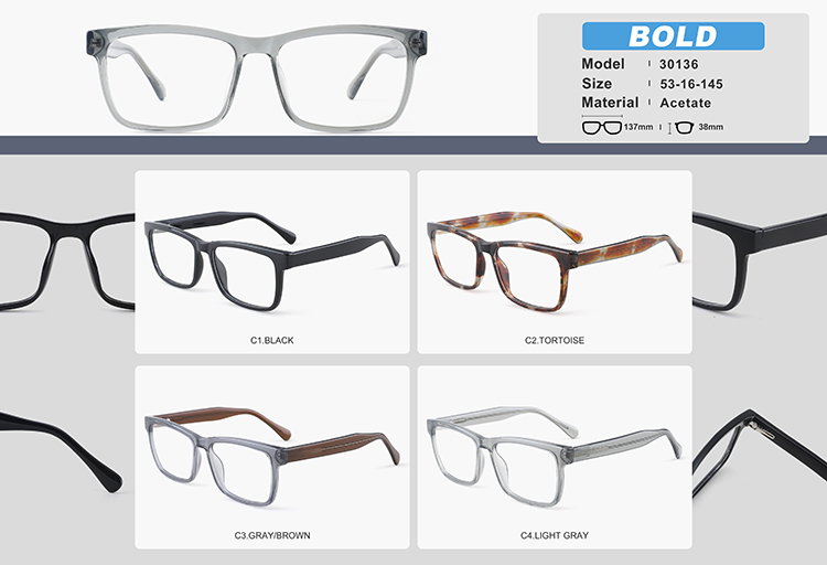 الجملة إطارات النظارات خلات YC30136