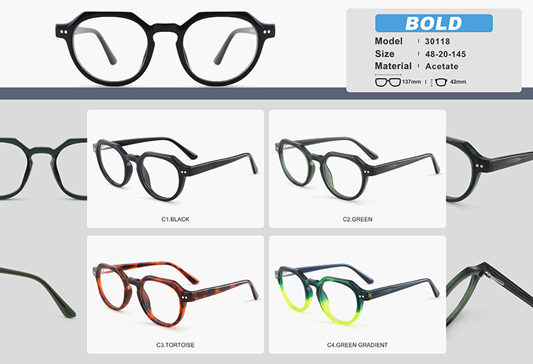 الجملة إطارات النظارات خلات YC30118