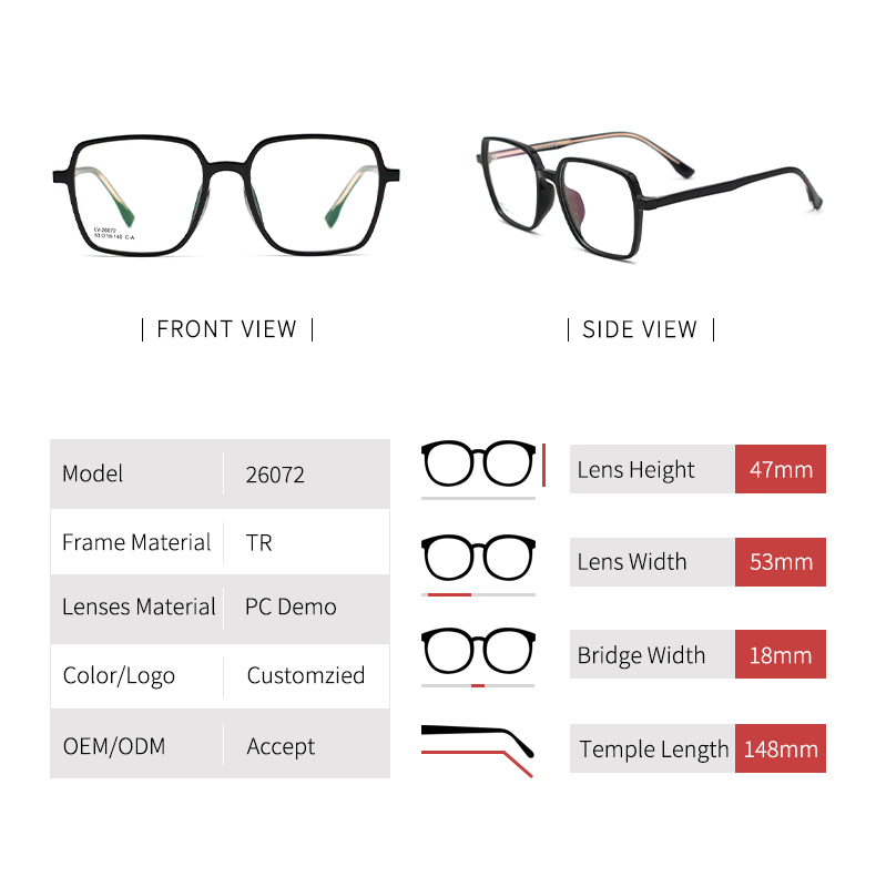 Tr Optical Frames_size