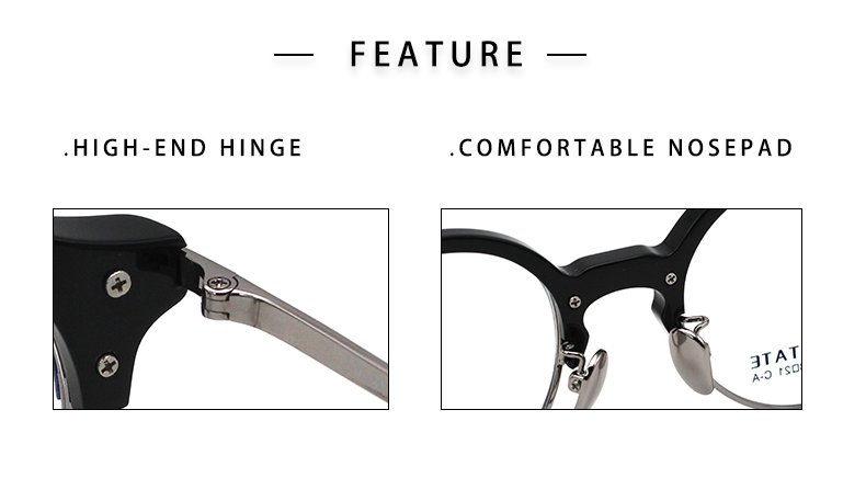 تفاصيل نظارات المصمم