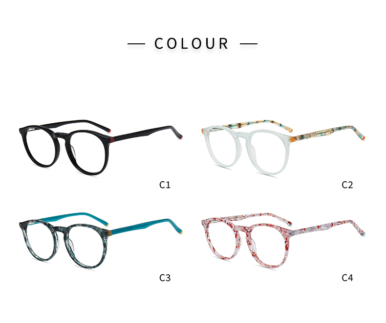 إطارات النظارات المستديرة_color