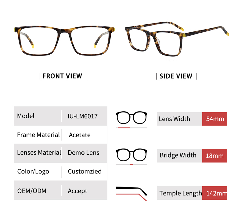 تفاصيل إطارات النظارات العصرية